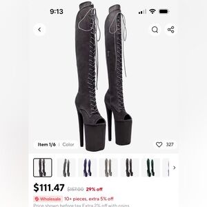 Leecabe Pole Shoes 7”
